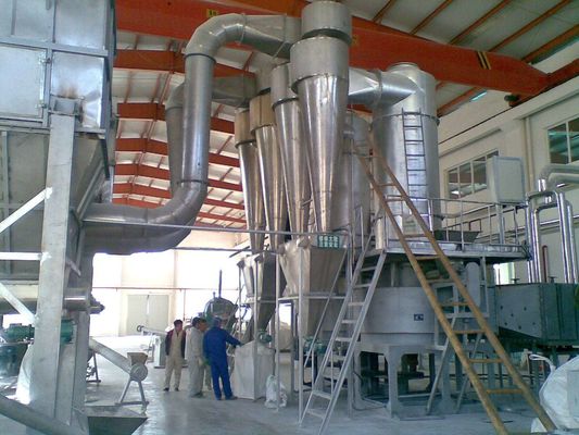 qualità  Food Grade Pneumatic Flash Dryer Machine For High Moisture Carbon White / Oxide fabbrica
