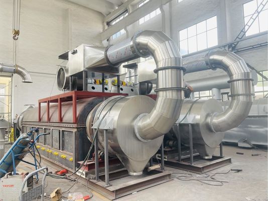 Essiccatore rotatorio della macchina più asciutta industriale dei fanghi di depurazione nell'industria alimentare