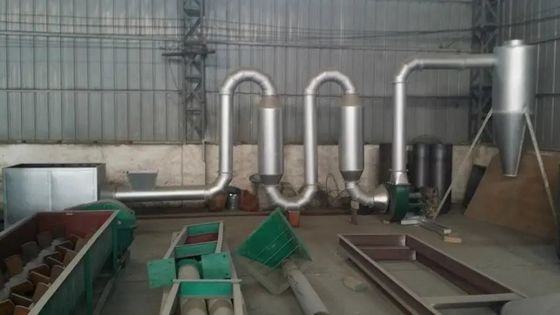 Asciugatrice della farina dell'impianto di essiccazione 220V-450V del riso dell'amido della metropolitana di impulso della segatura