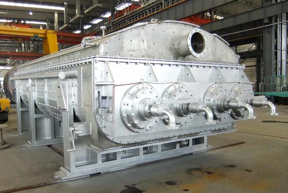 Macchina più asciutta del fango vuoto della lama, essiccatore rotatorio della pagaia di vuoto