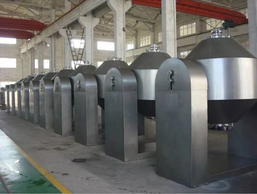 Il miscelatore industriale di SUS304 SUS316L lavora l'essiccatore a macchina rotatorio di vuoto del doppio cono