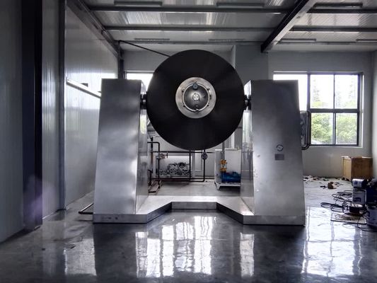 Il miscelatore industriale di SUS304 SUS316L lavora l'essiccatore a macchina rotatorio di vuoto del doppio cono