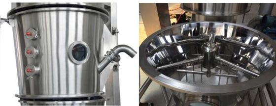 Macchina a letto fluidizzato industriale del granulatore per i prodotti farmaceutici