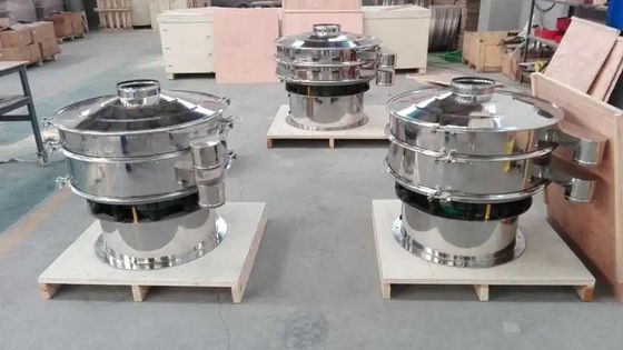 La macchina circolare rotatoria del vaglio oscillante spolverizza ricoprire setacciando la macchina