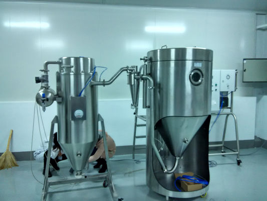Forno ad aria calda, asciugatrice a spruzzo di laboratorio per la produzione di polvere