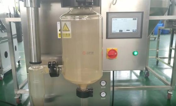 Forno ad aria calda, asciugatrice a spruzzo di laboratorio per la produzione di polvere