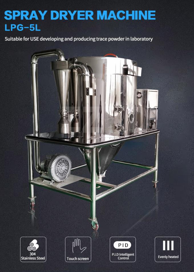 Spruzzi l'essiccatore per l'essiccatore di spruzzo dell'impianto di essiccazione grt-5 dello spruzzo del caffè istantaneo